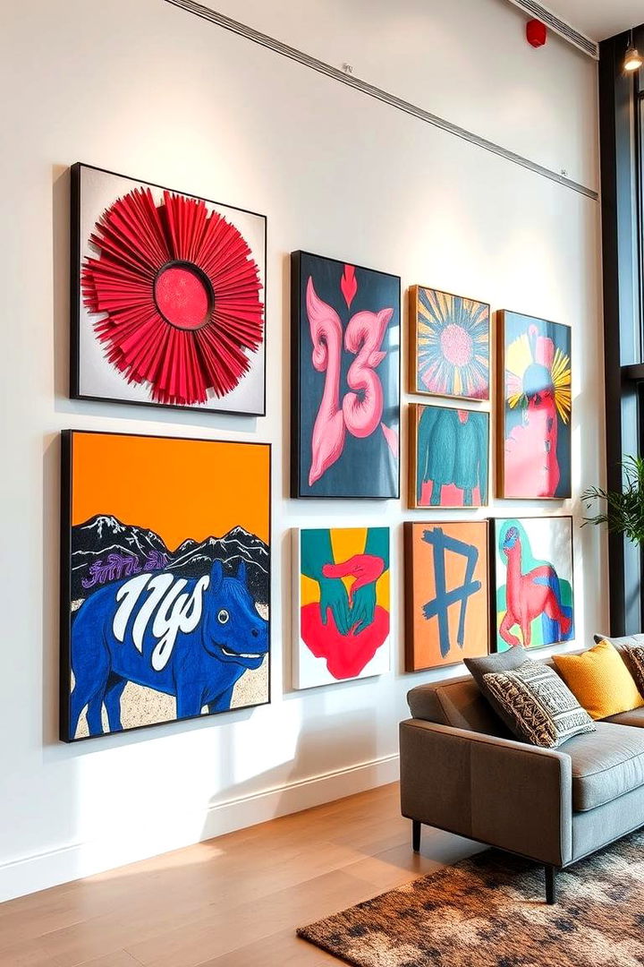 Bold Wall Art Pieces - 22 Housewarming Decoration Ideas