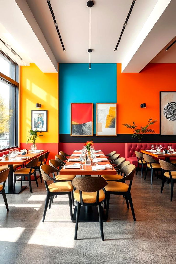 Bold Wall Colors - 22 Dining Room Wall Decor Ideas