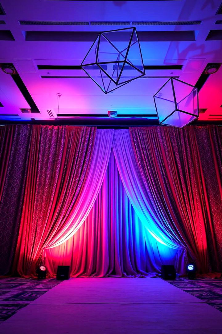 Bold Wedding Backdrops - 22 Black and White Wedding Ideas