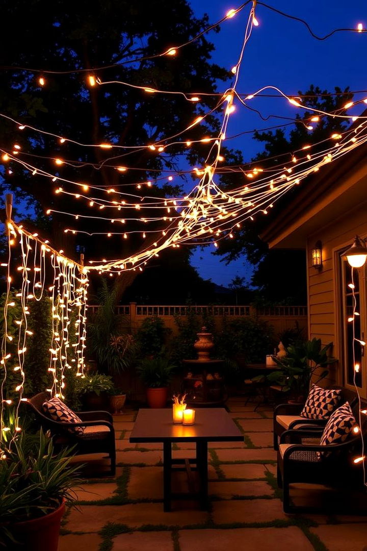 Bold and Creative Installations - 22 Patio String Light Ideas