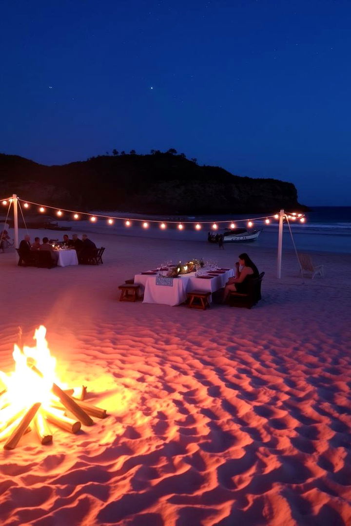 Bonfire Beach Dinner - 22 Wedding Rehearsal Dinner Ideas