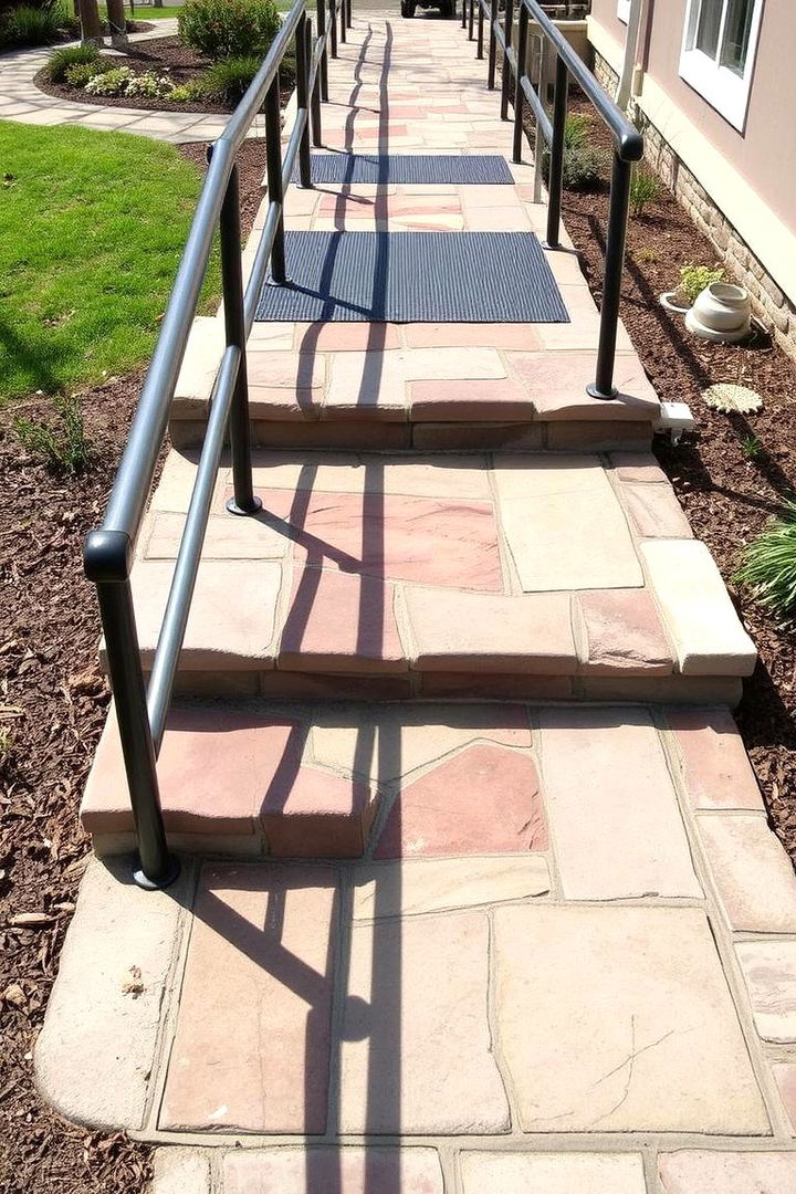 Boosting Outdoor Walkway Accessibility - 22 Flagstone Steps