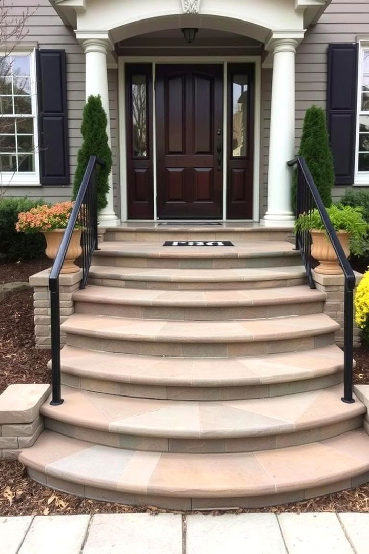 Boosting Property Value with Stone Steps - 22 Flagstone Steps