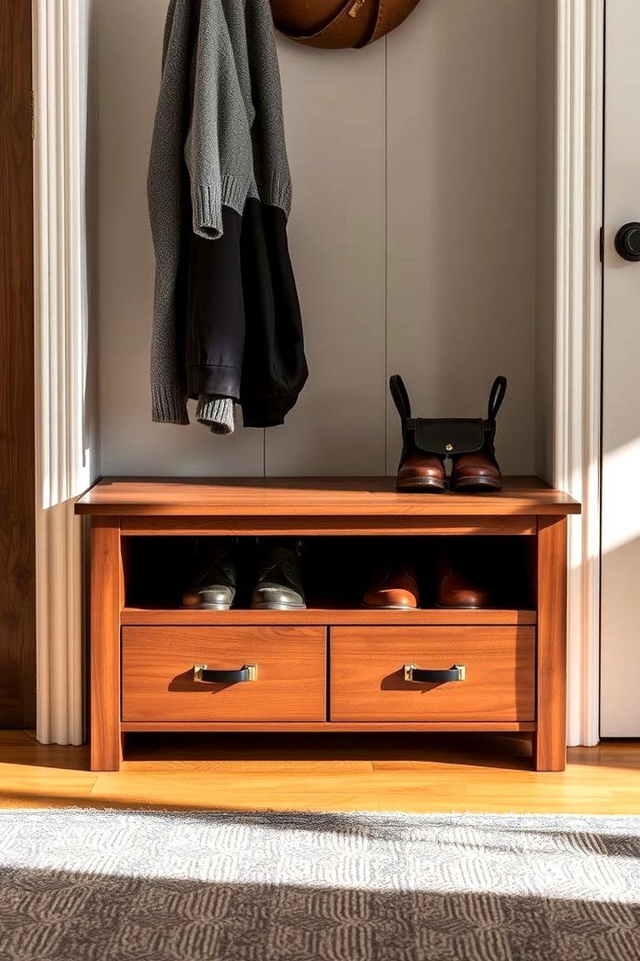 Boot Storage Box Under Entryway - 22 Boot Storage Ideas