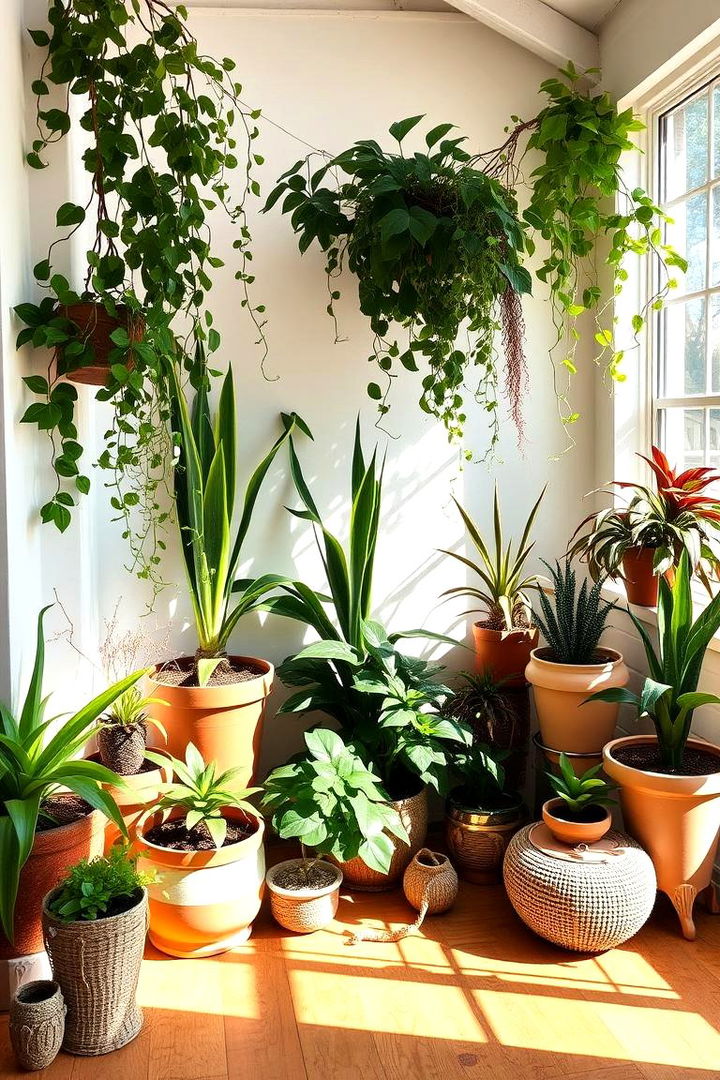 Botanical Greens Corner - 22 Corner Decoration Ideas