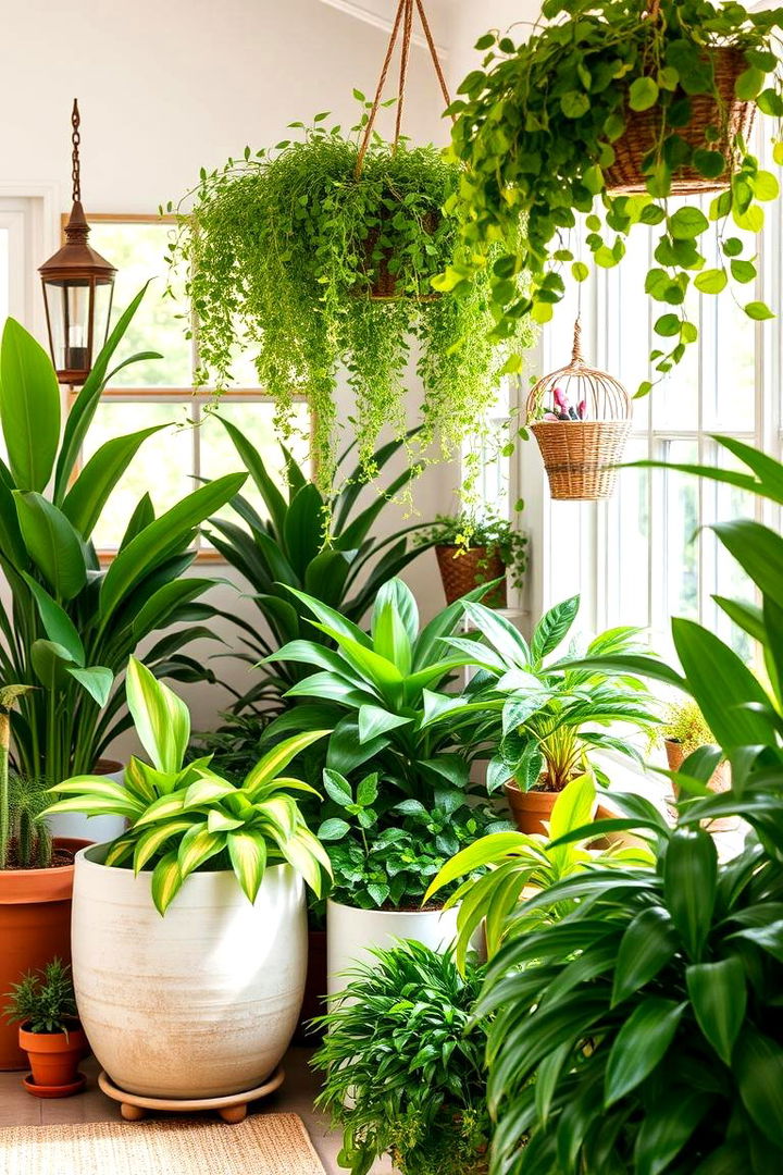 Botanical Indoor Gardens - 22 Boho Farmhouse Decor Ideas