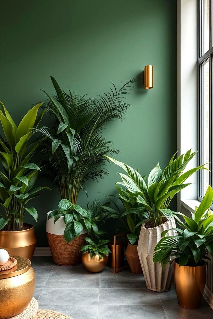 Botanical Inspirations - 22 Emerald Green and Gold Bedroom Ideas