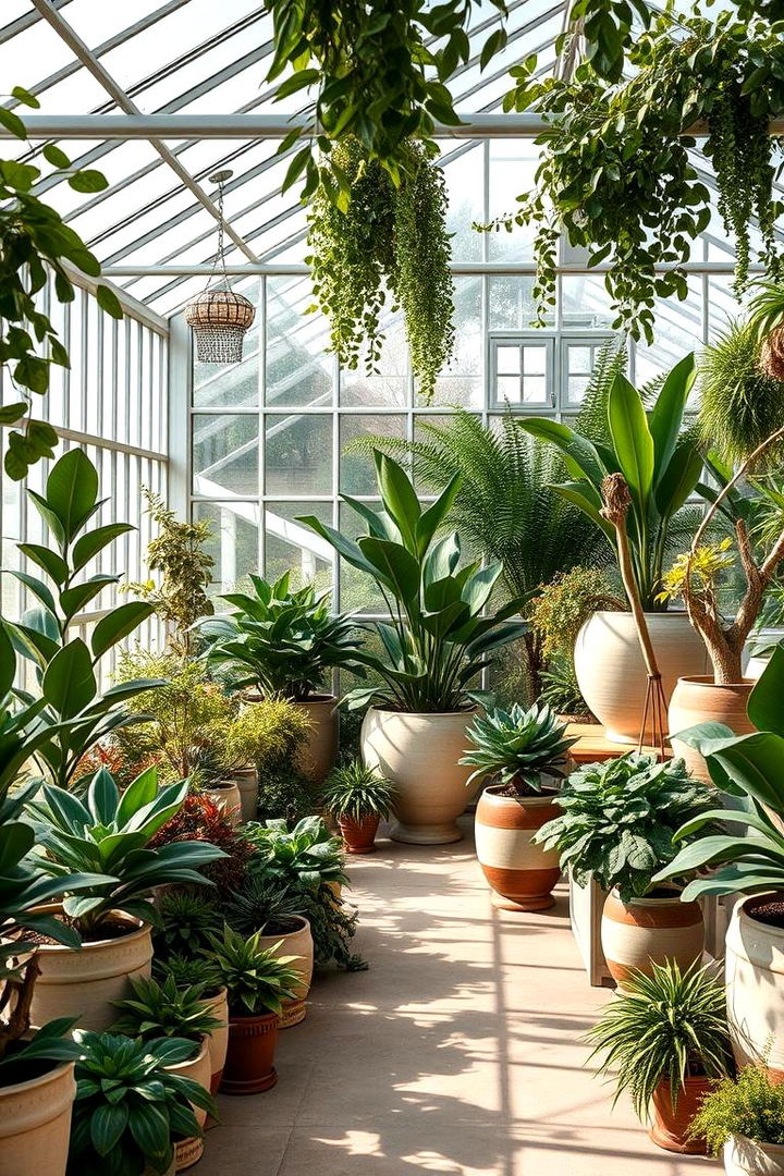 Botanical Inspired Decor Greenhouse - 22 Indoor Greenhouse Ideas