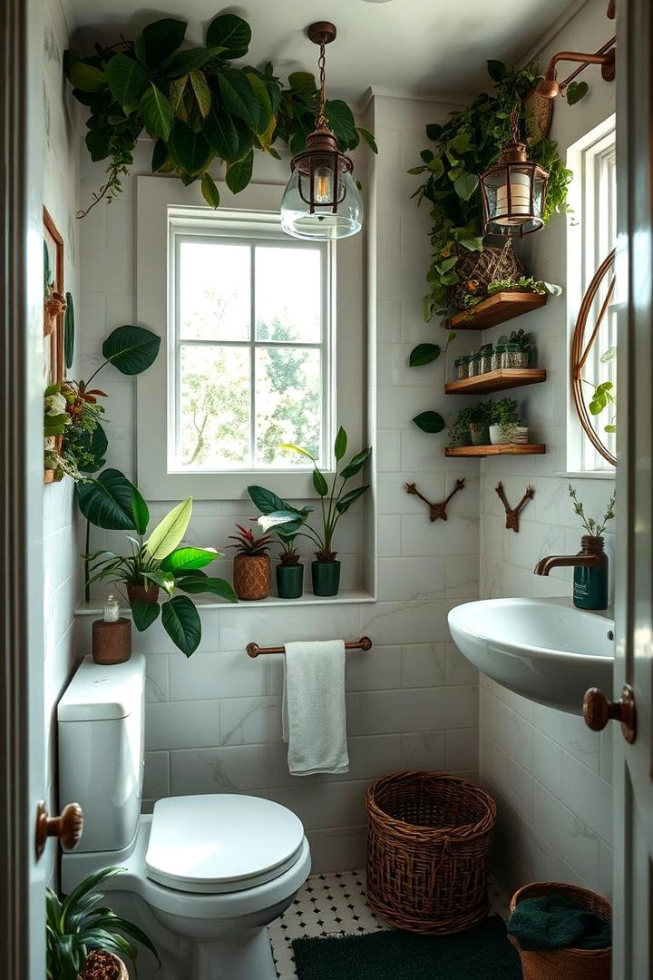 Botanical Inspired Decor - 22 Forest Green Bathroom Ideas