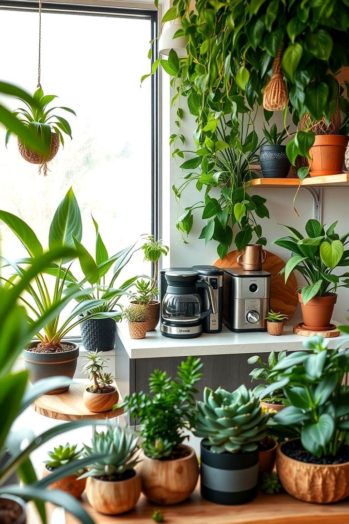 Botanical Inspired Station - 22 Coffee Station Ideas
