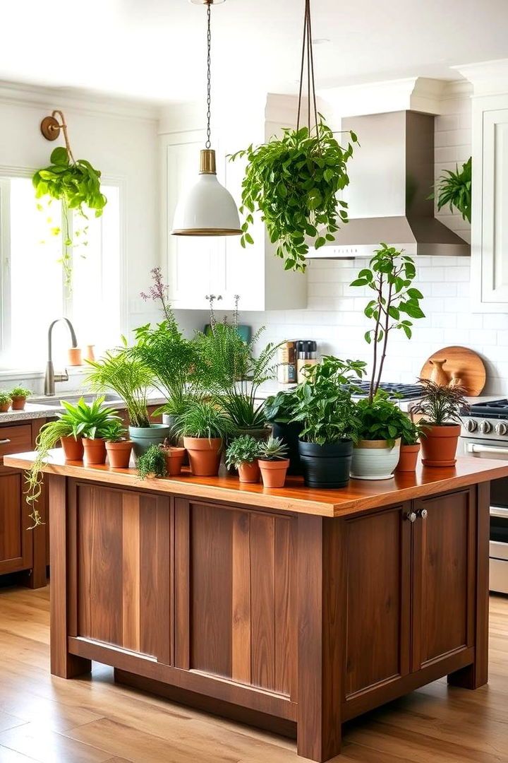 Botanical Oasis - 22 Kitchen Island Centerpiece Ideas