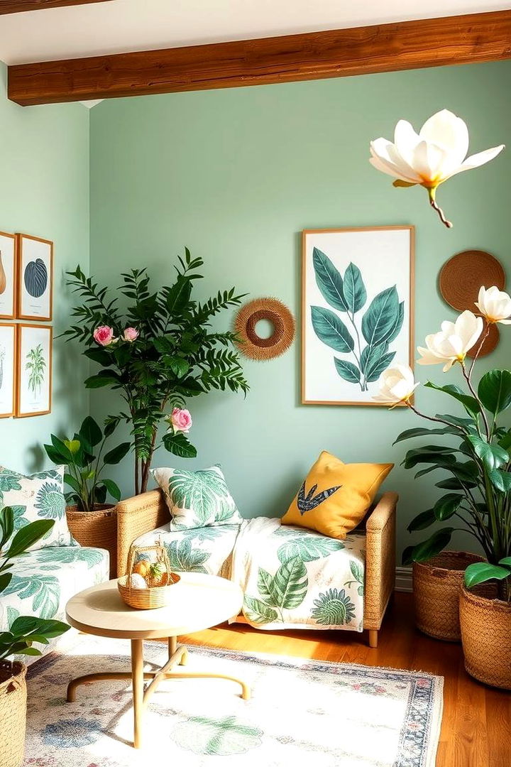 Botanical Touch Magnolia Room - 22 Magnolia Bedroom Ideas