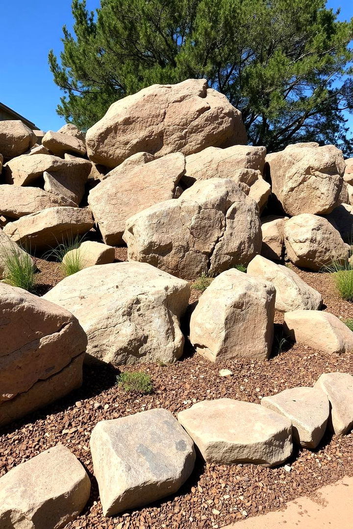 Boulder Borders - 22 Rock Landscaping Ideas