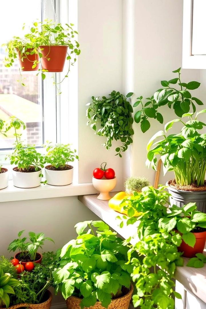 Bountiful Herb and Vegetable Displays - 22 Spring Decor Ideas