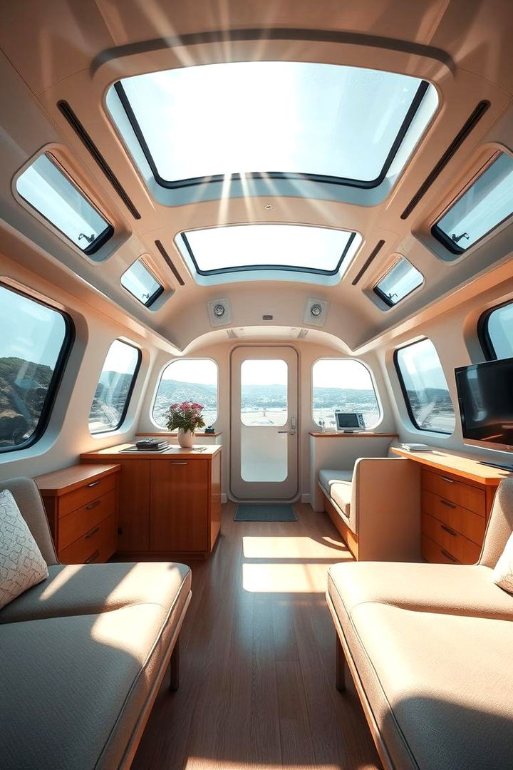 Bountiful Natural Light - 22 One Room Cabin Interior Design Ideas