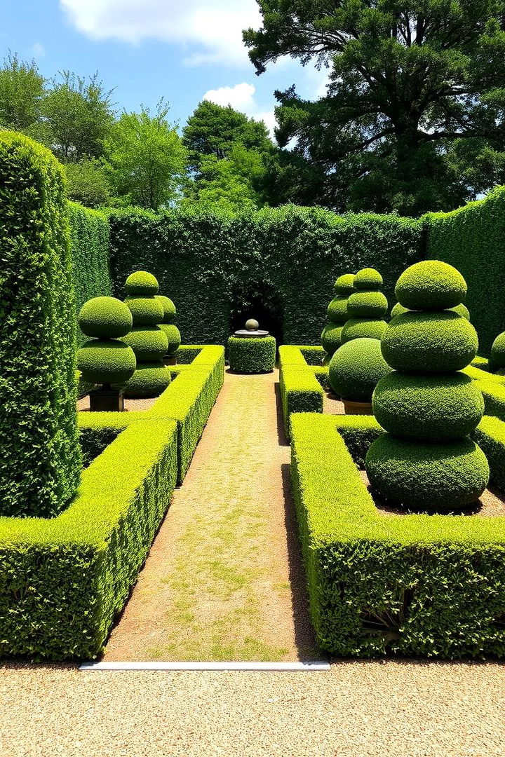 Boxed Hedges and Topiaries - 22 Formal Garden Ideas