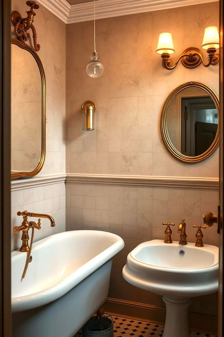 Brass Accents and Finishes - 22 Traditional Bathroom Ideas