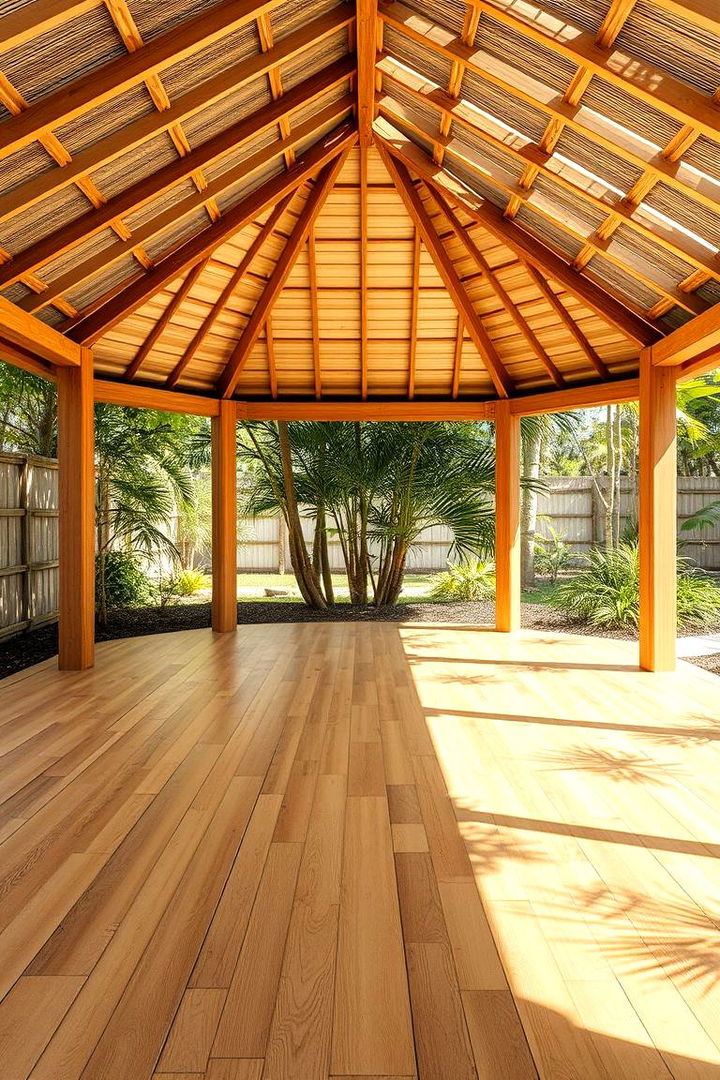 Breathtaking Bamboo - 22 Gazebo Floor Ideas