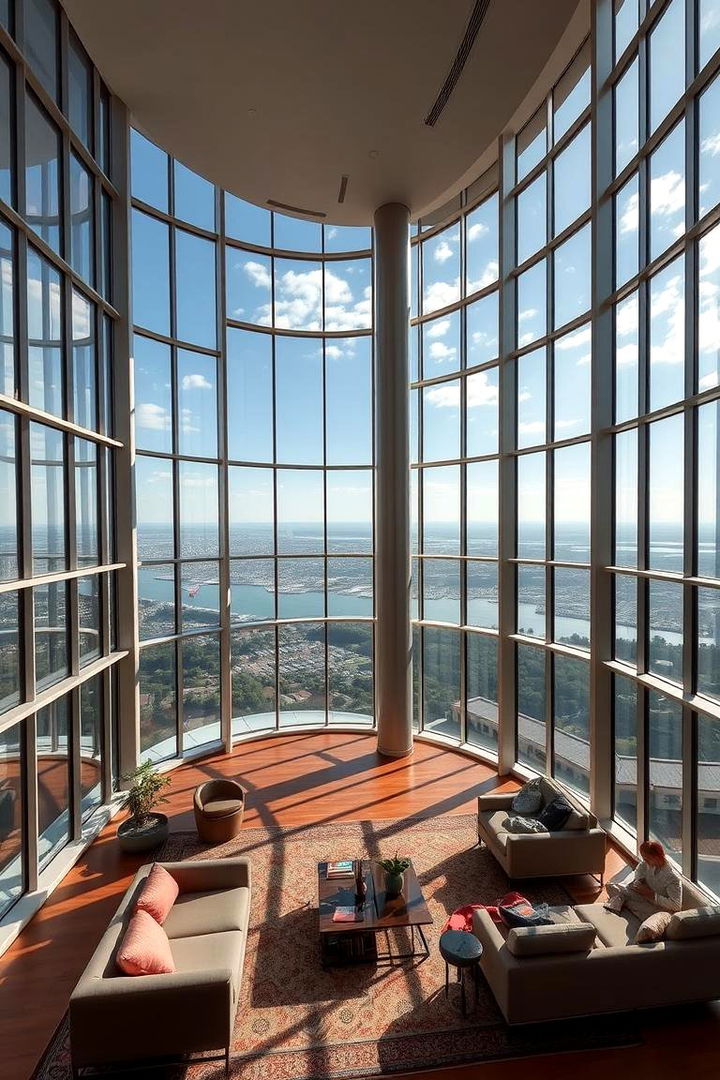 Breathtaking Floor to Ceiling Windows - 22 Open Floor Plan Ideas