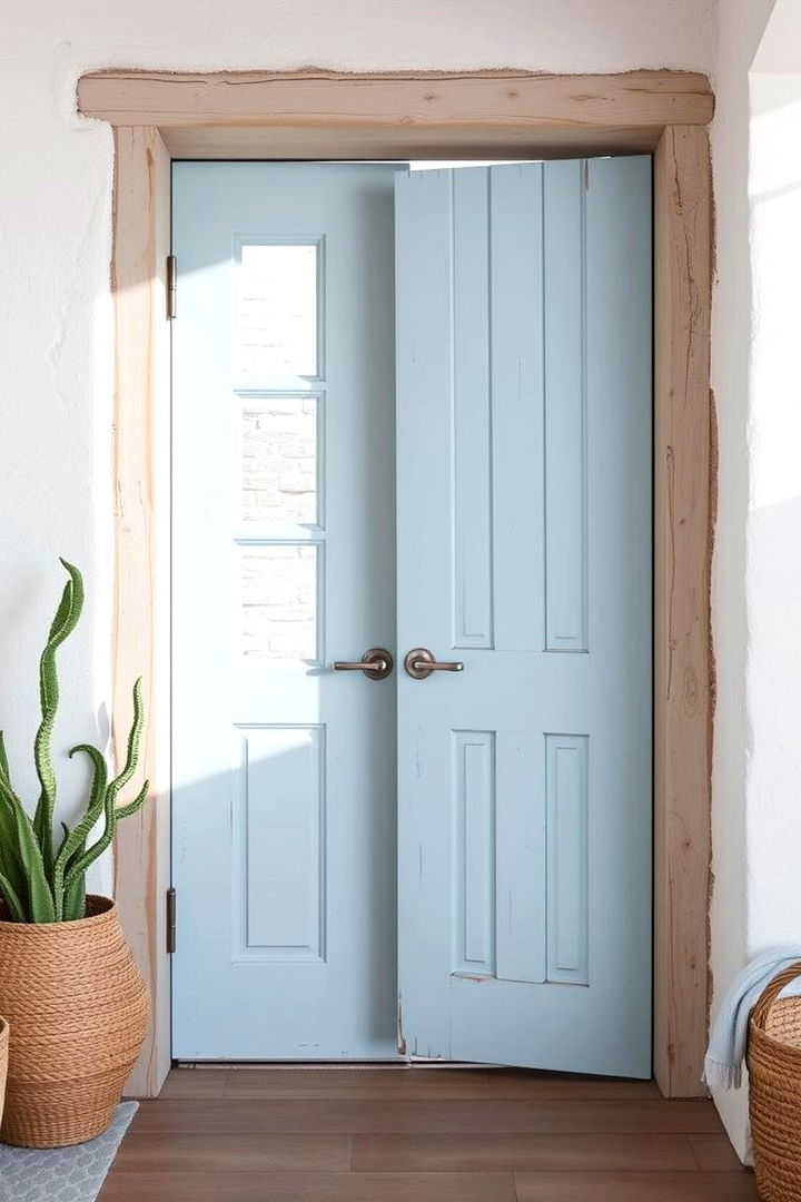 Breezy Coastal Vibes - 22 Mediterranean Front Door Ideas