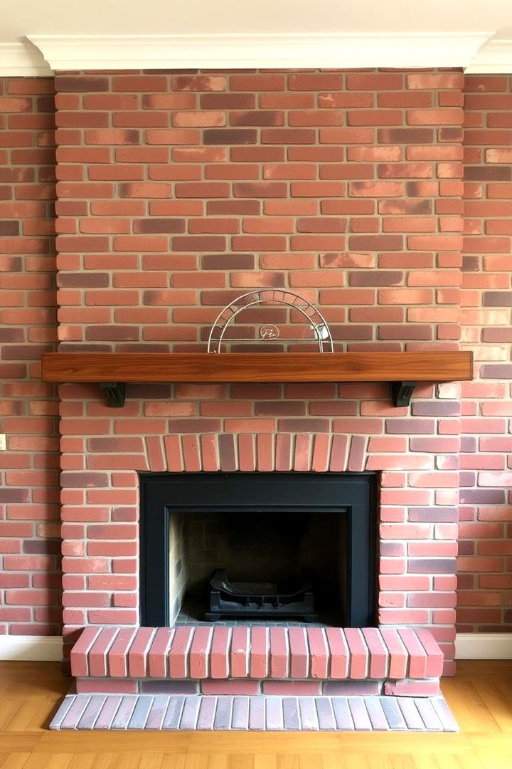 Brick Facade Charm - Fireplace Wall Ideas for a Striking Focal Point Design