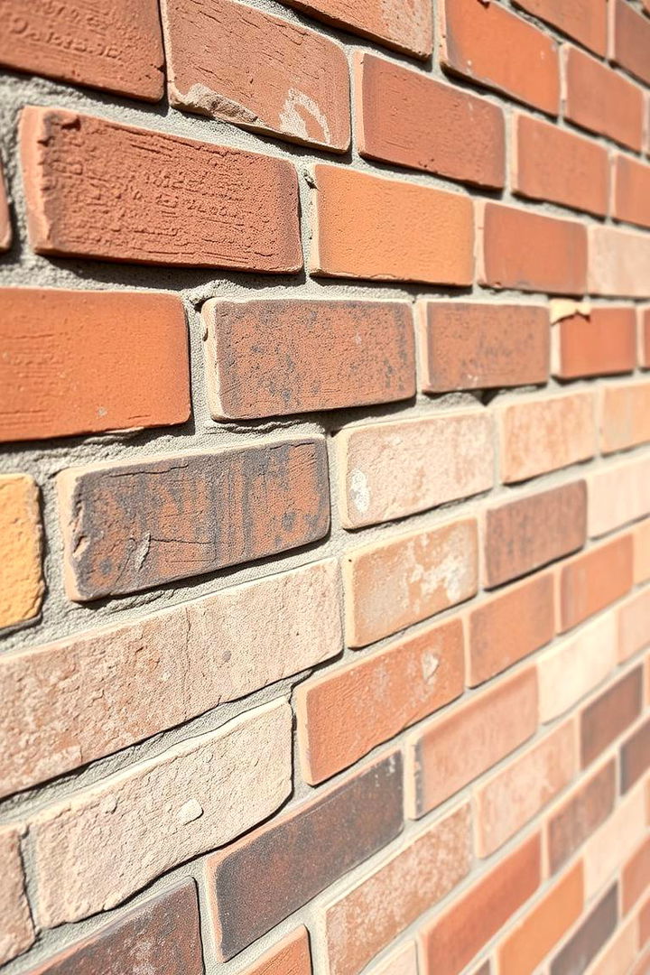 Brick Fence with Different Mortar Colors - 22 Brick Fence Ideas