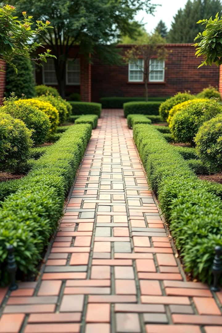 Brick Garden Path - 22 Garden Path Ideas