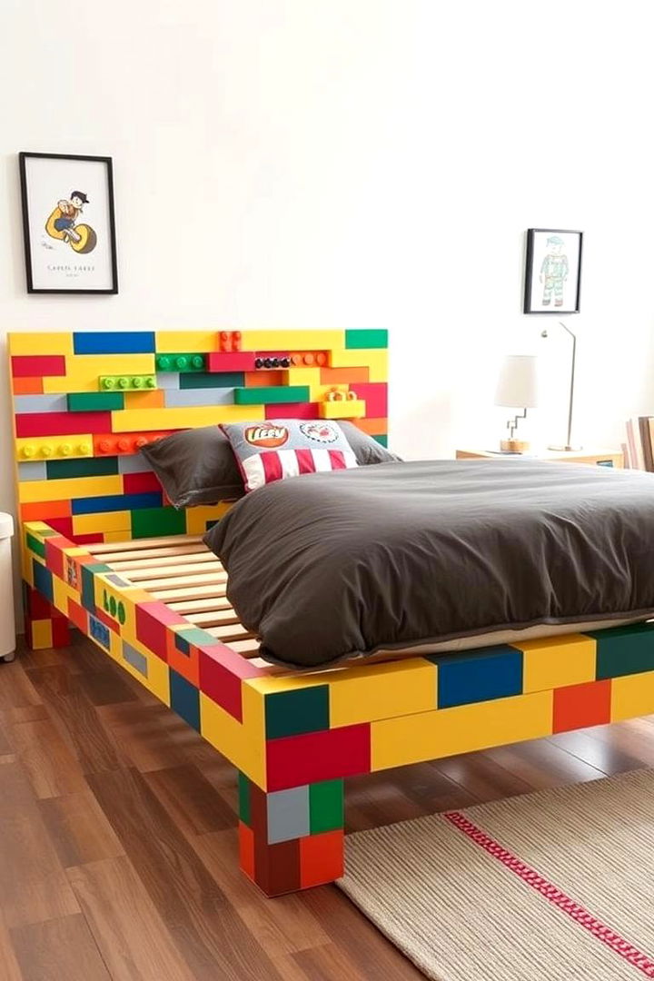 Brick Inspired Bed Frames - 22 Lego Bedroom Ideas