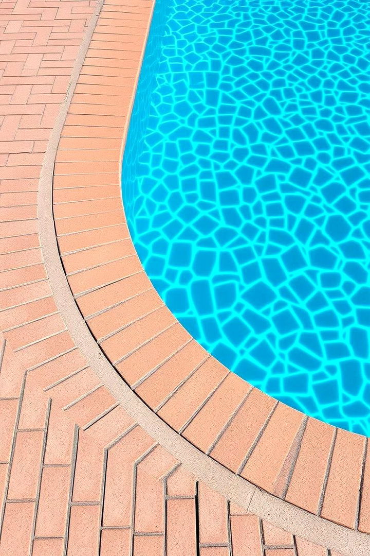 Brick Pool Surrounds - 22 Brick Landscaping Ideas