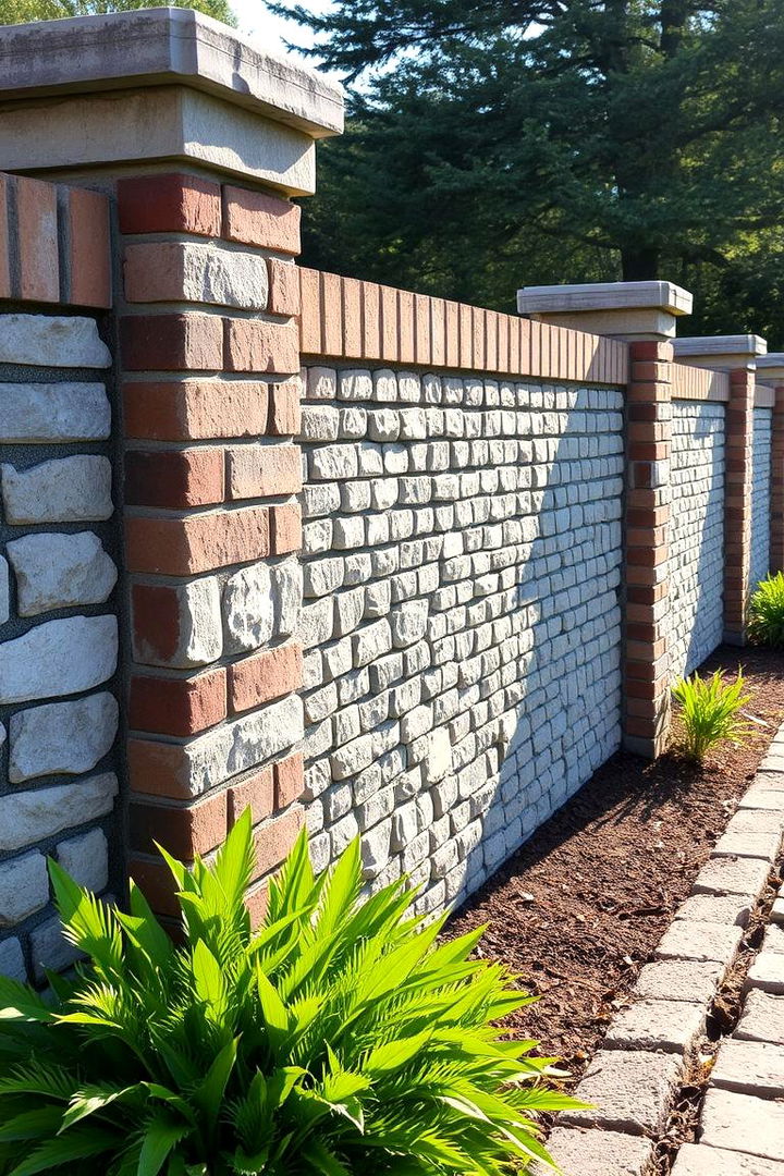 Brick or Stone Dog Fence - 22 Dog Fence Ideas