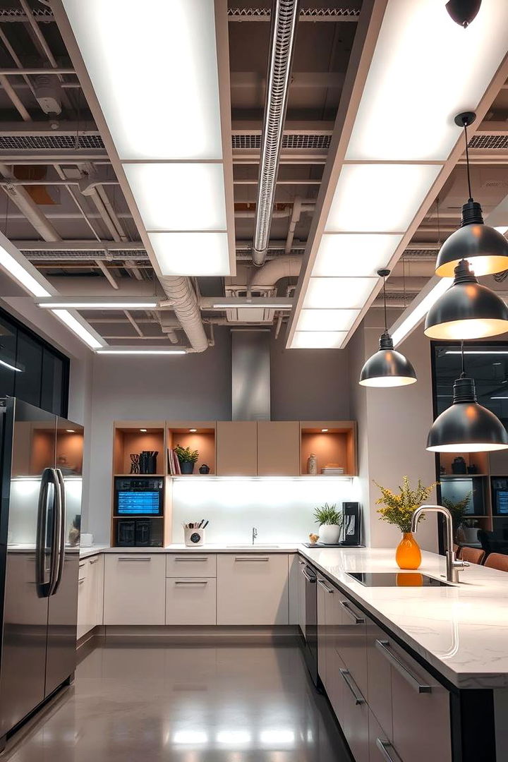 Bright Lighting Solutions - 22 Office Kitchen Ideas