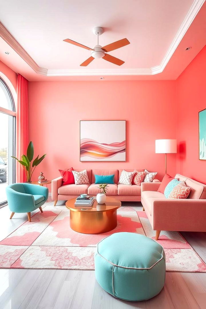 Bright Pastel Contrasts - 22 Pastel Room Ideas