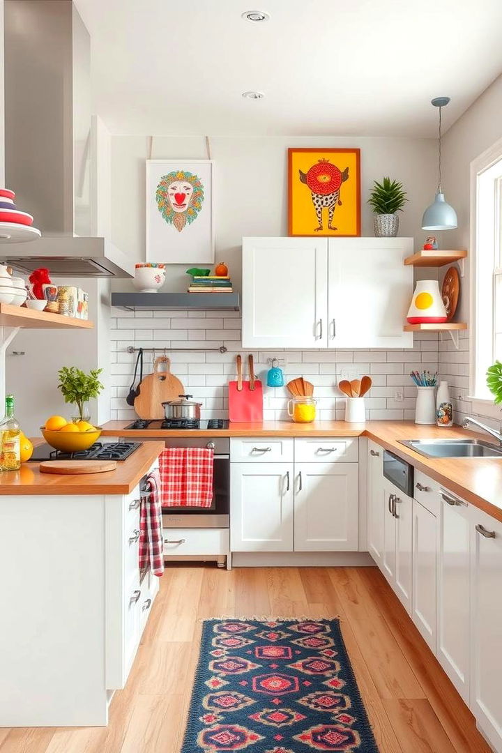Bright Playful Details - 22 Light Wood Floor Kitchen Ideas