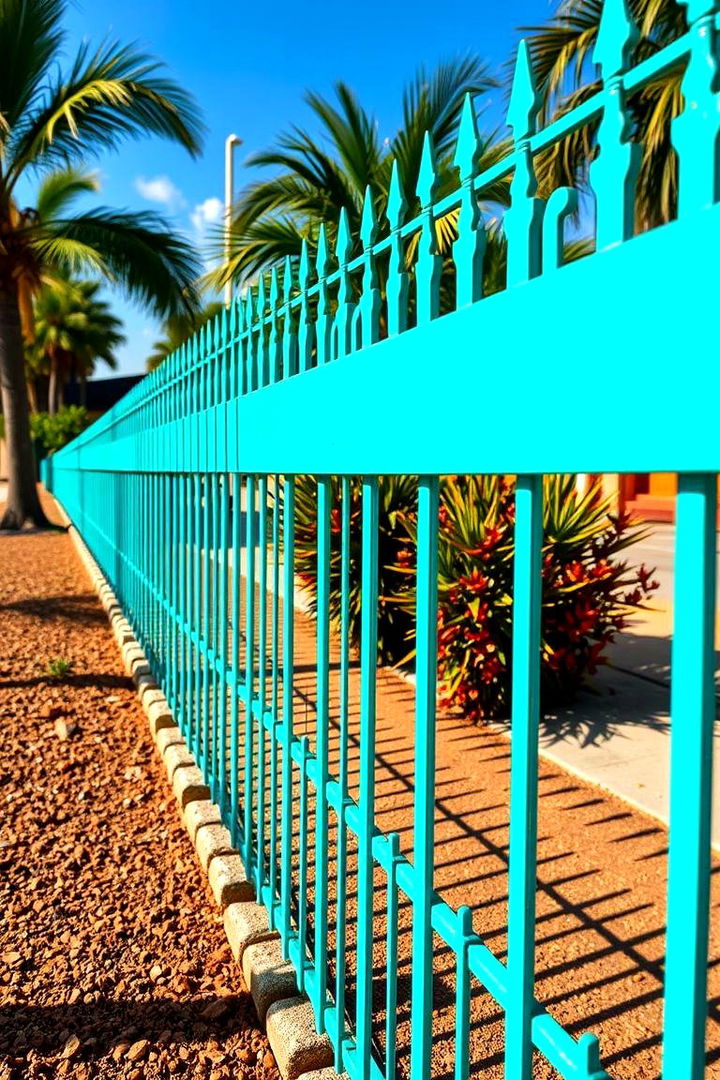 Bright Teal for Unique Contrast - 22 Fence Paint Colours