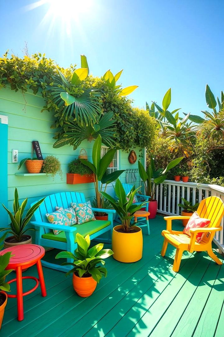Bright Tropical Blend - 22 Two Tone Deck Color Schemes