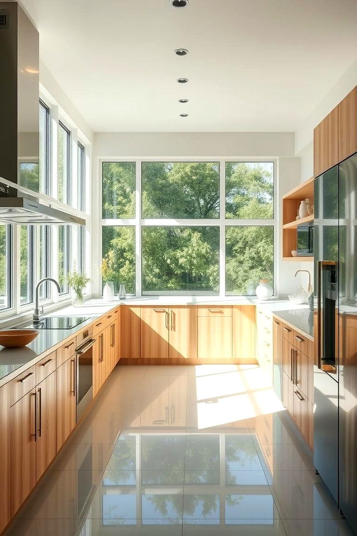 Bright and Airy Atmosphere - 22 Kitchens With Light Wood Cabinets
