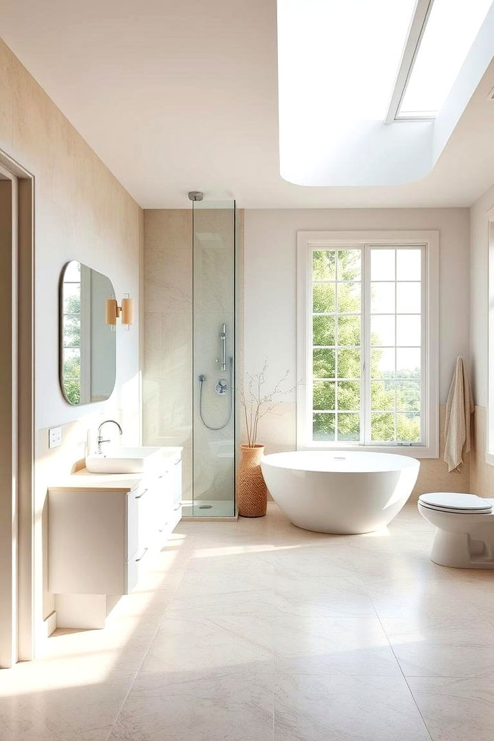 Bright and Airy Atmospheres - 22 Travertine Tile Bathroom Ideas