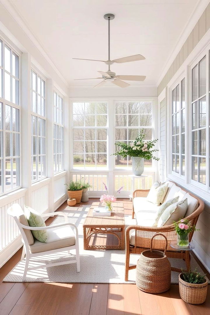 Bright and Airy Retreat - 22 Three Season Porch Ideas