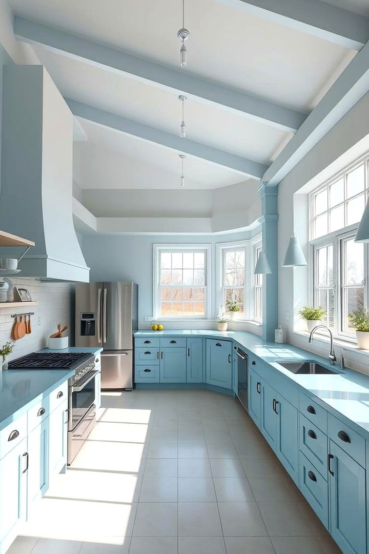 Bright and Airy Retreat - 22 kitchens with blue countertops