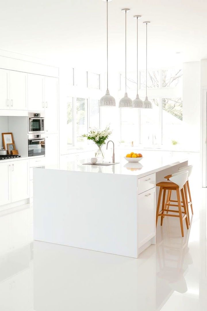 Bright and Airy Space - 22 kitchen island decor ideas