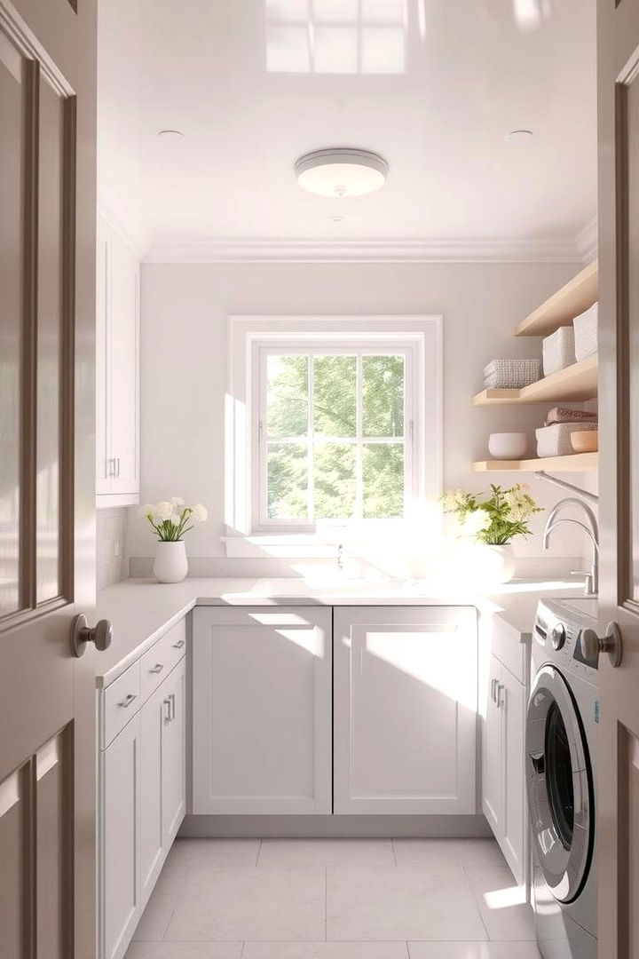 Bright and Airy Spaces with Natural Light - 22 Laundry Room Decor Ideas