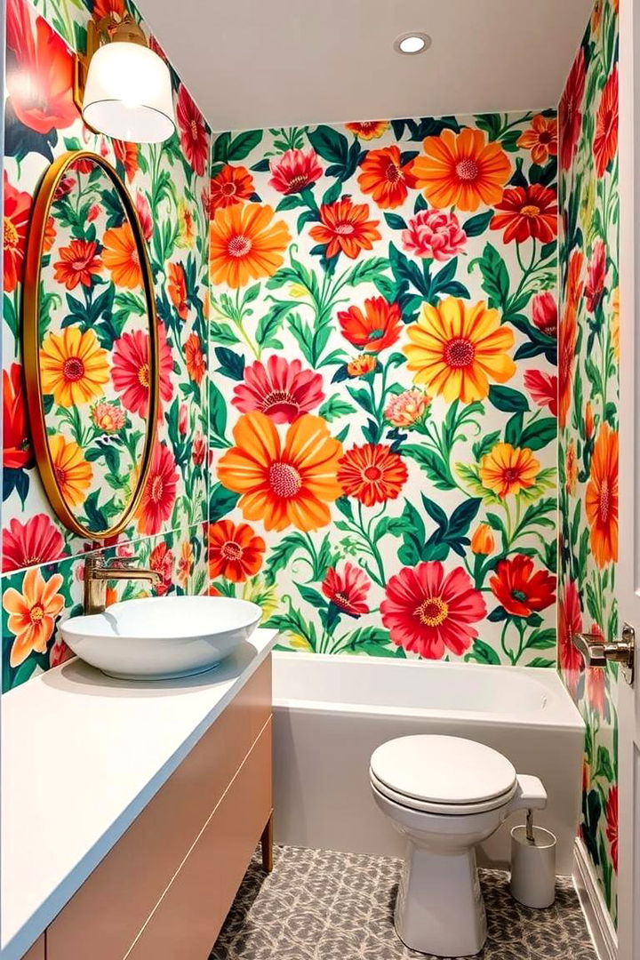 Bright and Bold Patterns - 22 Mexican Bathroom Ideas