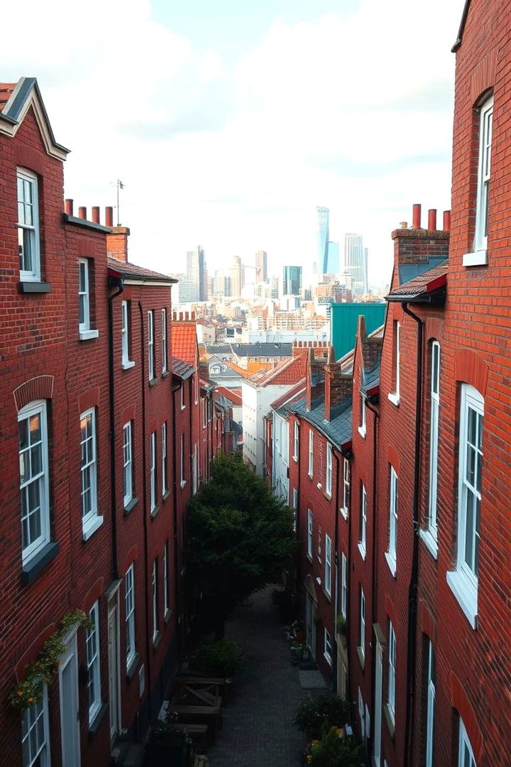 Brightening Urban Landscapes - 22 Painted Brick Houses