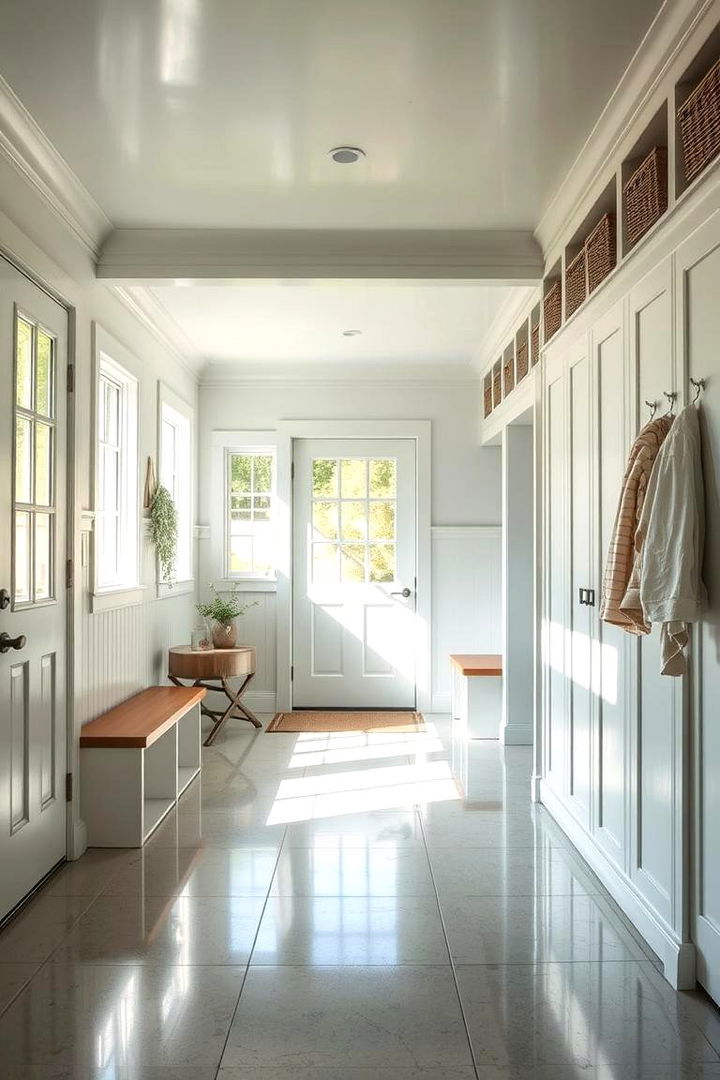 Brightly Lit Mudroom Ideas - 22 Small Mudroom Ideas