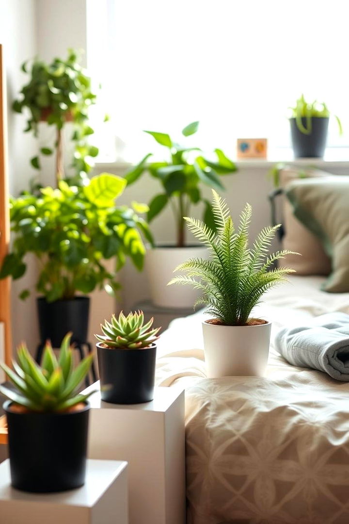 Bringing Nature Inside with Indoor Greenery - 22 Minimalist Dorm Room Ideas