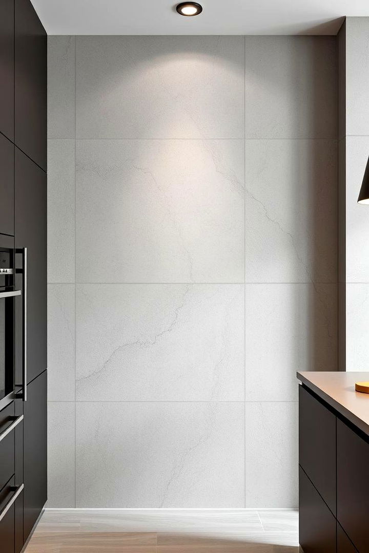 Brushed Microcement Wall Finishes - 22 Microcement Kitchen Ideas