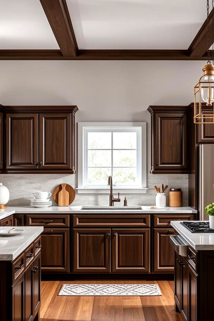 Budget Friendly Options - 22 Dark Wood Kitchen Cabinets