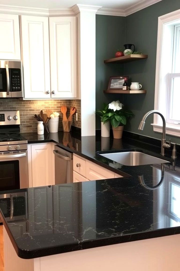 Budget Friendly Options - 22 Black Granite Countertops Kitchen Ideas
