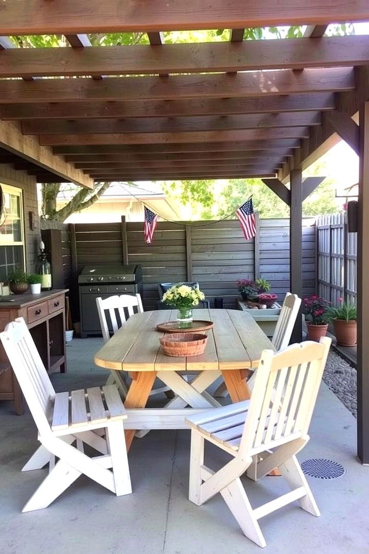Budget Friendly Outdoor Dining Setup - 22 Backyard Ideas on a Budget