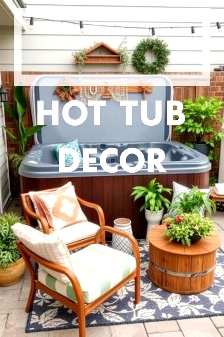 Budget Friendly Upgrades - 22 Hot Tub Decor Ideas